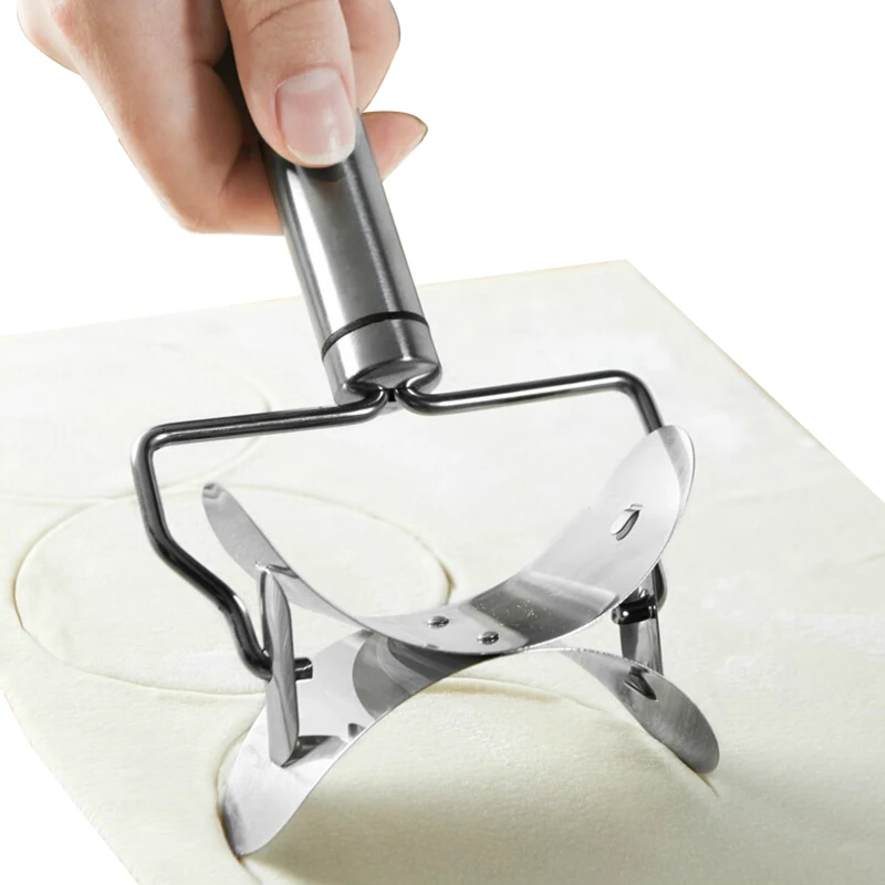 Rolling Pastry Cutter Cookie Circles Cake Mould Bread Stamps Maker