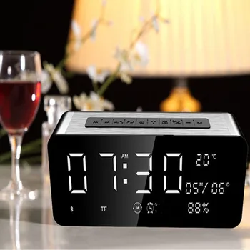 

Wireless Bluetooth Card Subwoofer with Outdoor Speakers Alarm Clock Receiver Distance Hands-free Calling Clear Features