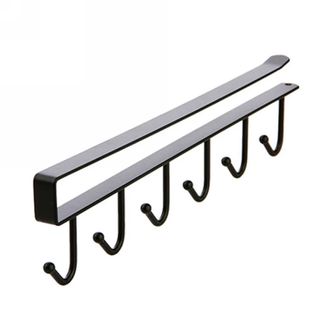 Special Offers 6 Hooks Cup Holder Hang Kitchen Cabinet Under Shelf Storage Rack Organiser Iron Multifunction Kitchenware Shelf Cabinets Special Offers 6 Hooks Cup Holder Hang Kitchen Cabinet Under Shelf Storage Rack Organiser Iron Multifunction Kitchenware Shelf Cabinets