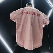 2019 Primavera y novedad de verano estilo chino Retro Harajuku deportes pareja japonés hombres chaqueta Casual Hip Hop