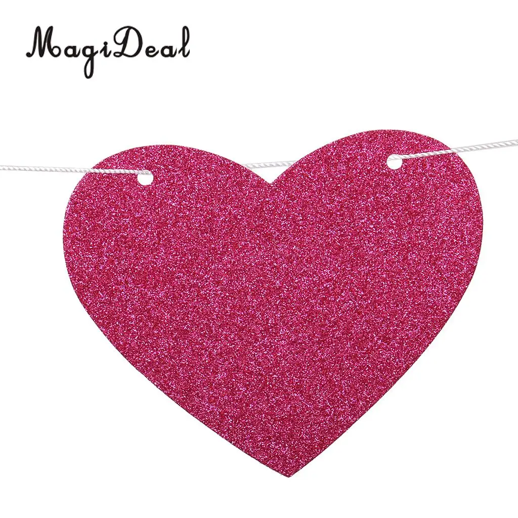 Glitter Gold Sweet 16 Rose Heart 16th Table Confetti Sprinkles Birthday Hanging Banner Garland Party Decoration Props
