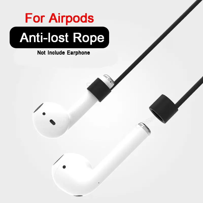 

Anti Lost Silicone Rope for Apple Airpods 2 1 Strap Loop Cable Cord String for Airpods Wireless Headphone Accessories