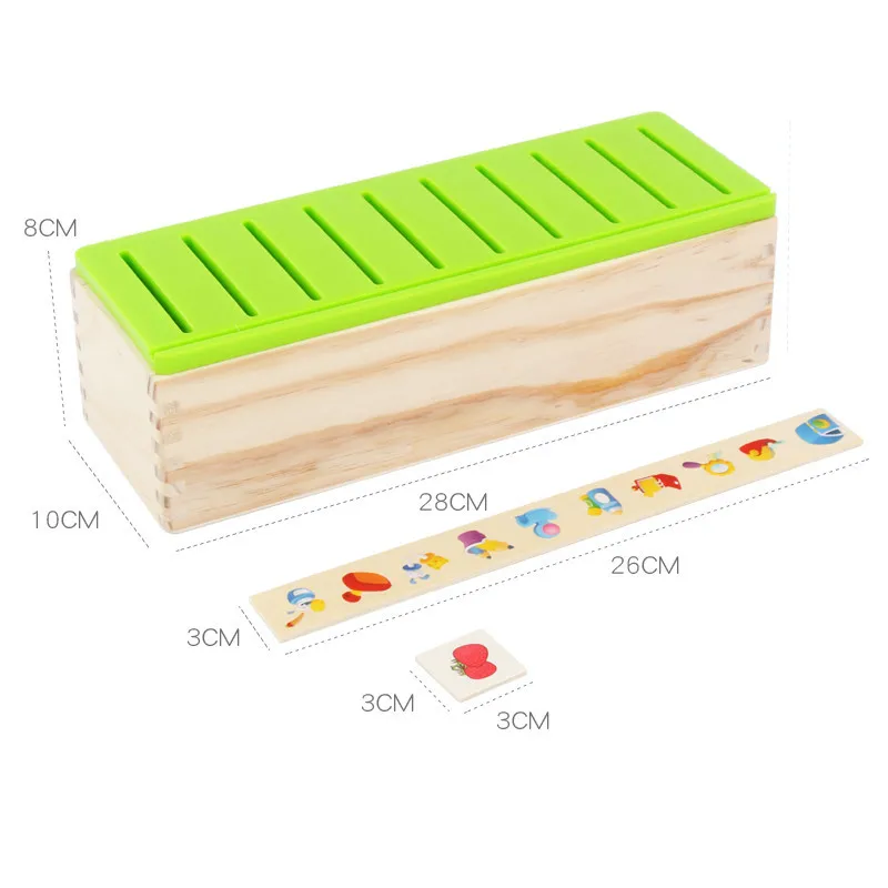 Cena Montessori edukacyjna drewniana gra rozpoznawanie zabawka dla dzieci wczesne uczenie się pole klasyfikacji puzzle zabawki dla dzieci zabawka matematyczna