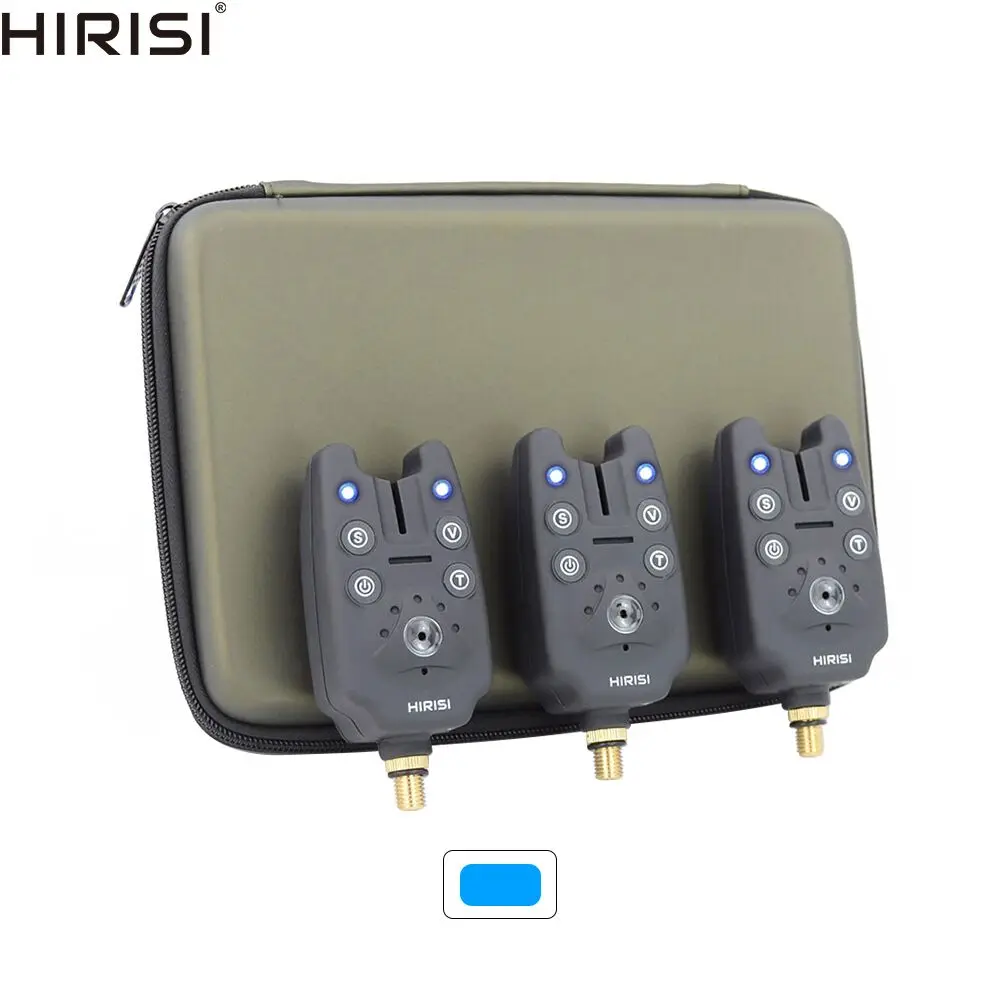 

3pcs/Set LED Waterproof Fishing Bite Alarms for Fishing Rod Adjustable Tone Sensitivity Sound Fishing Alert