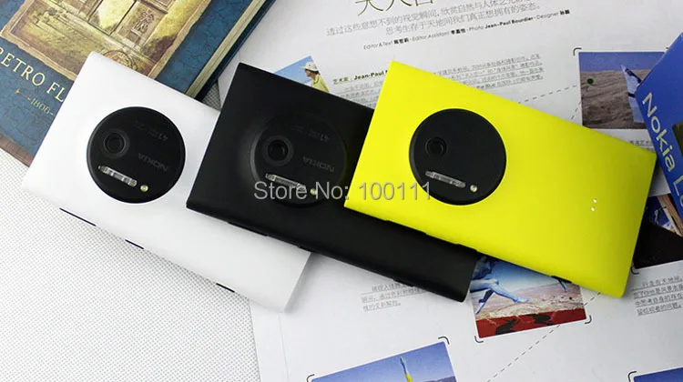 Мобильный телефон Nokia Lumia 1020, разблокированный, 4,5 дюймов, wifi, 41.0MP камера, 32 ГБ rom, двухъядерный