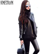 Кожаное пальто модное плотное Горячее предложение PU кожаное пальто для женщин осень и зима стиль кожаные куртки для женщин WLL0318