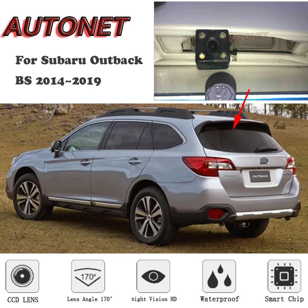 Камера заднего вида AUTONET для Subaru Outback BS камера номерного знака с ночным видением