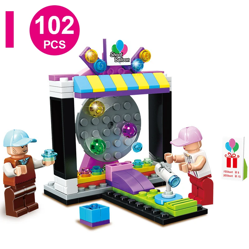 Новая продажа совместима с legoed 2035 счастливая детская игровая площадка модель