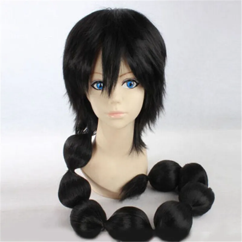 

Takerlama Anime Magi Judal Judaru Cosplay Wig Black Long Cosplay Set Costume Halloween Anime Hair High Quality