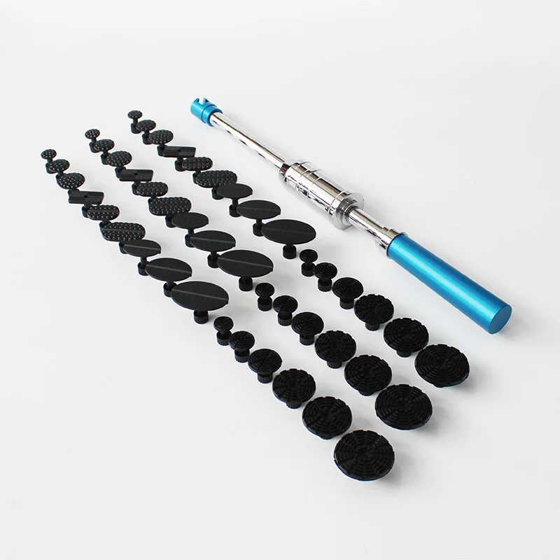 

pack of 46 pieces pdr tools kit with glue tabs and slide hammer for auto car body repair