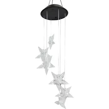 

Solar Wind Chime Light Color Changing Stars Energy-saving LED Lamp for Garden GHS99
