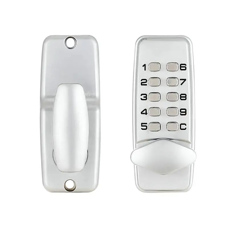 Механический цифровой дверной замок кнопочная панель без ключа кодовый замок водонепроницаемый Интеллектуальный БЕСКЛЮЧЕВОЙ пароль Pin код - Цвет: B