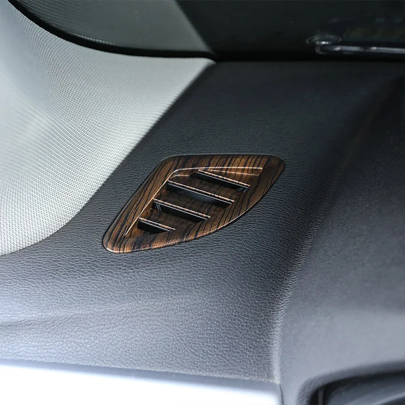 

Pine Wood Grain ABS Plastic Dashboard Air Outlet Frame Cover Trim For BMW X1 F48 2016-2018 For BMW X2 F47 2018 Car Accessories