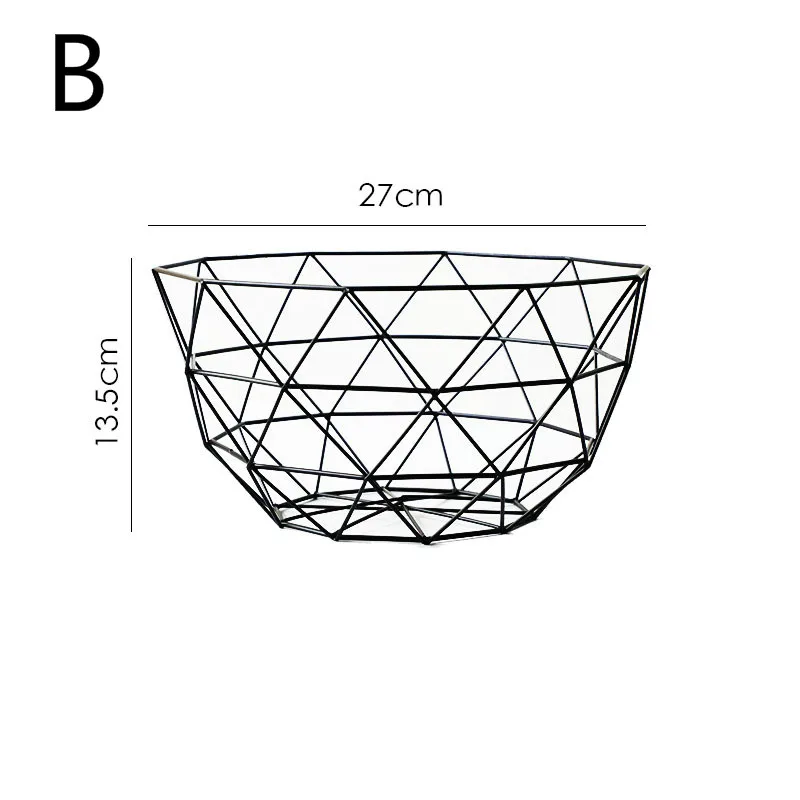 Скандинавский дом кованого железа полый настольная корзина для хранения закуски корзина для хранения гостиная плетеная корзина для фруктов WF411934