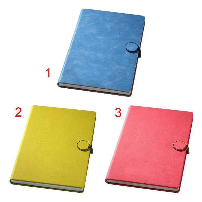 

A5 Metal Magnet Buckle Intimate Notebook Diary Notepad PU Leather Note Book Replaceable Stationery Gift Traveler Journal