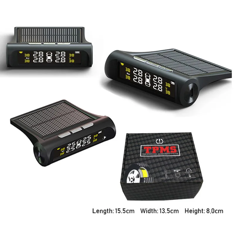 AfmoDVR TPMS солнечная система контроля давления в шинах мощность универсальные