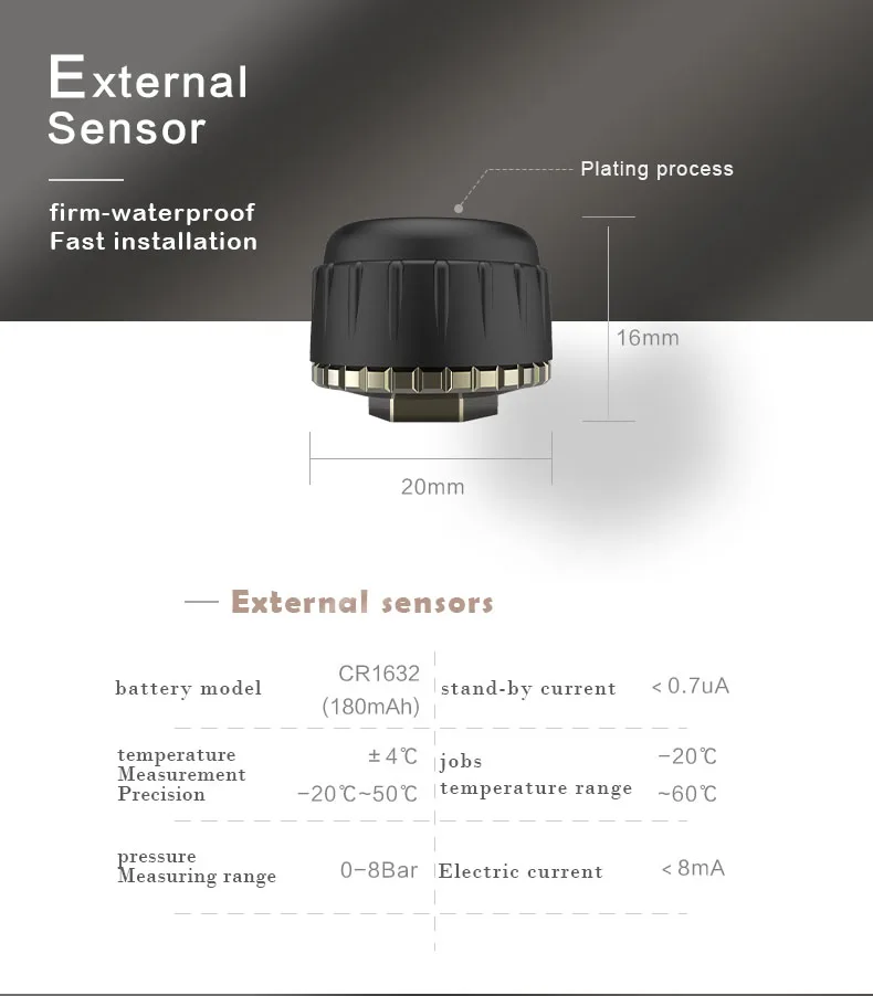 TPMS система контроля давления в шинах USB Sercuity сигнализация датчик безопасности автомобиля TPMS Android датчик давления в шинах Мониторинг для автомобиля