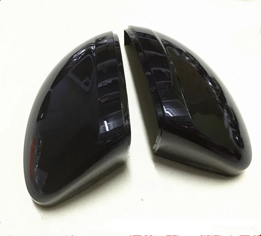 Tiguan L Glossy Black Gloss Black Carbon fiber Replacement Mirror Cover