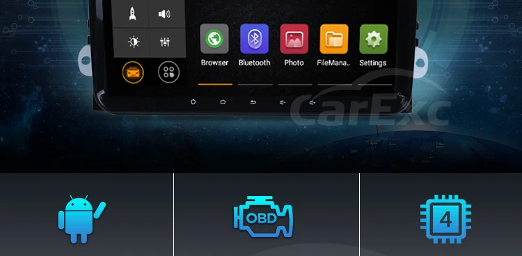 Cheap 9 Inch Android 9.0 Car Player For VW Polo Golf Passat Tiguan Skoda Yeti Superb Rapid Fabia Octavia With GPS Radio Carplay 1