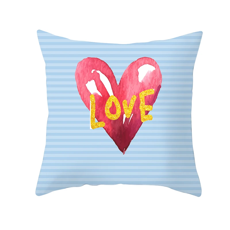 Black and White Heart Pillow Cover - Valentine's Day Decoration-12.jpg
