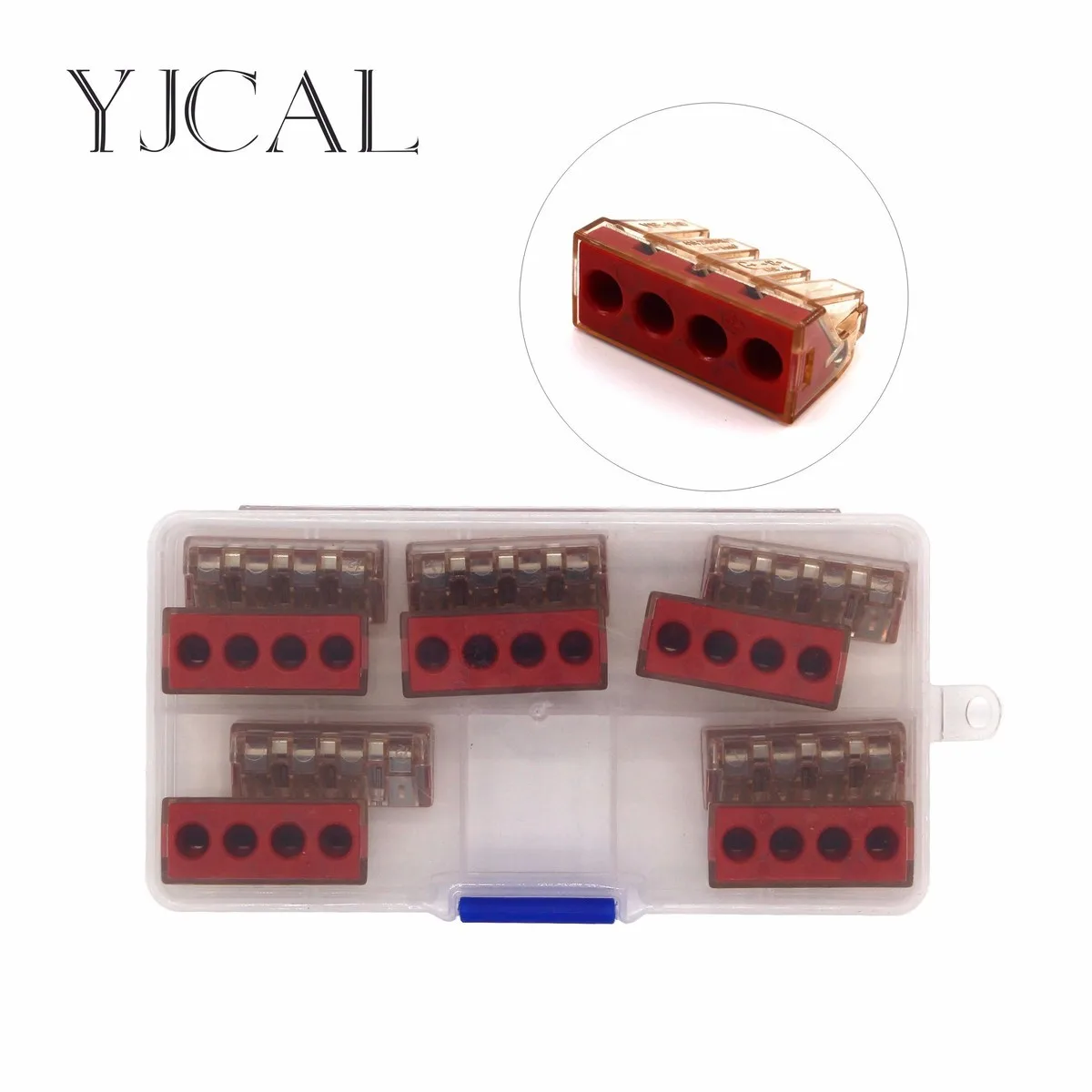 

Wago Type D 104 10PCS/box Wire Terminal Quick Connector Plug Line Deconcentrator Insulated Joint High current and high power