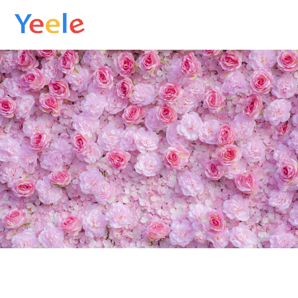 

Yeele Flowers Wall Props Doll Portrait Scene Photography Backgrounds Vinyl Posters Banner Photographic Backdrop For Photo Studio