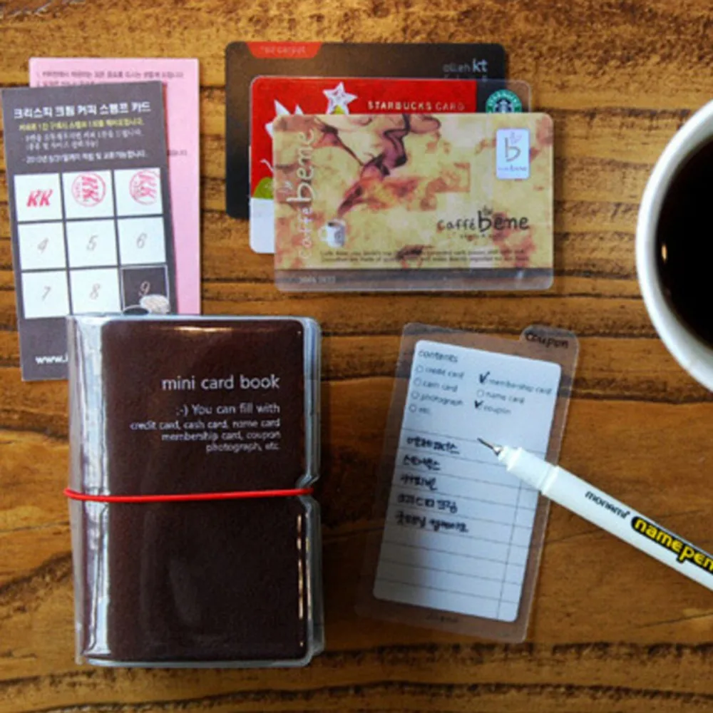 Модный кожаный чехол для карт из ПВХ с 32 битами, бизнес-держатель для карт для мужчин и женщин, сумка для кредитных карт, ID, паспорта, карт, кошелек
