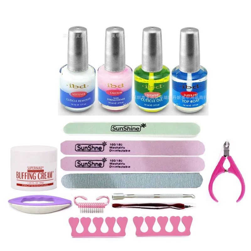 IBD nail art инструменты ногтей наборы наборы topcoat ногтей усилитель для удаления кутикулы масло для кутикулы BTT-129