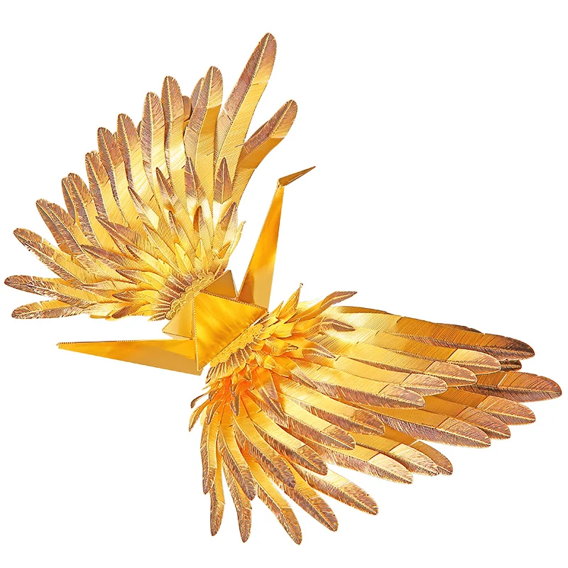 2018 new Piececool 3D Nano Puzzle Lucky Crane металлическая модель сделай сам лазерная резка пазл