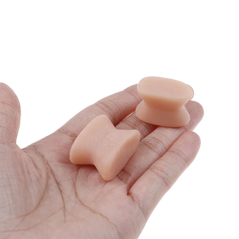 2pcs Silicone Gel Toe Separator for bunion corrective hallux valgus thumb overlapping repair bone orthotic straightener inserts