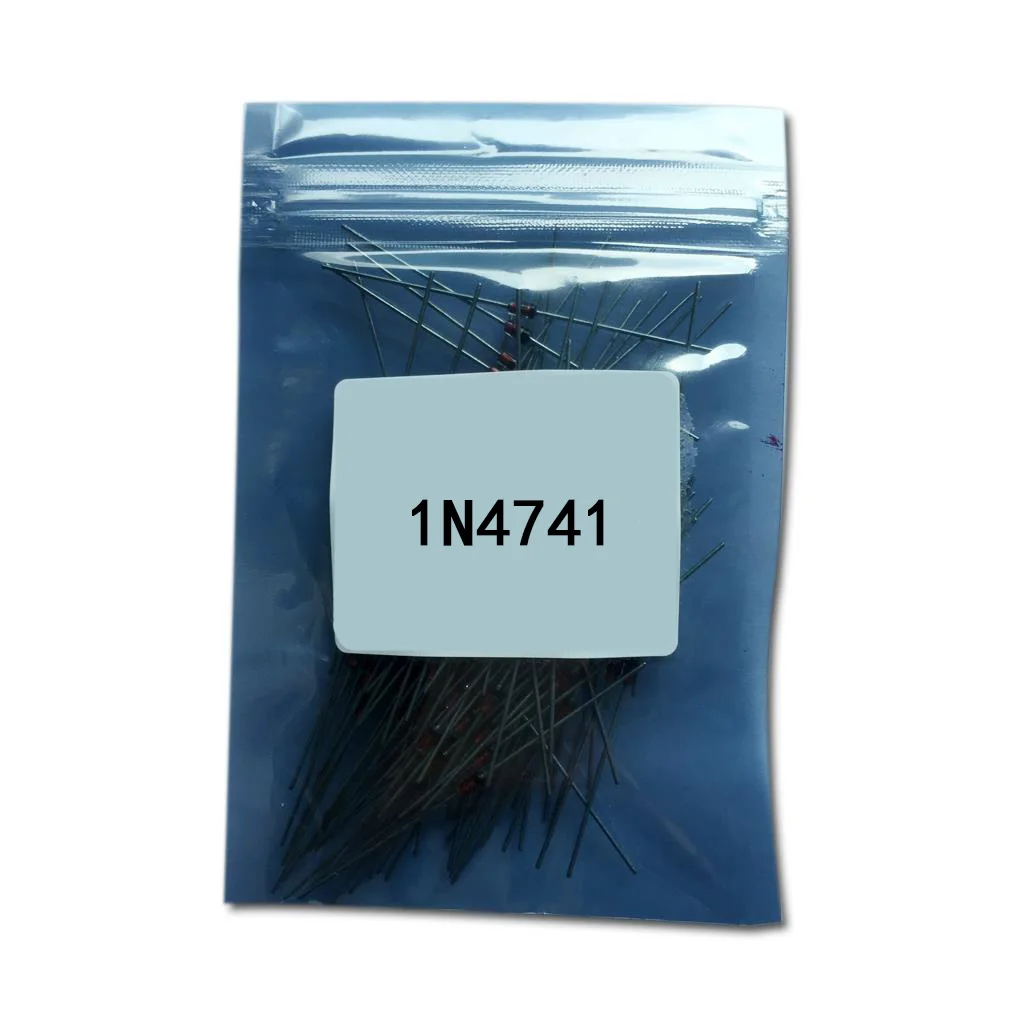 250 шт./лот стабилитрон Диоды 1n4741a 1 Вт 11 В 4741 один 5% 1.3 2 Булавки do 41 t/r|diodes 1w|diode zenerdiode 3w