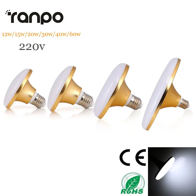 UFO LED Bulb SMD5730 E27 Lampara Ampoule Lamps AC220V 12W 15W 20W 30W 40W 60W Energy Saving Led Lights Smart IC Control Bulbs UFO LED Bulb SMD5730 E27 Lampara Ampoule Lamps AC220V 12W 15W 20W 30W 40W 60W Energy Saving Led Lights Smart IC Control Bulbs