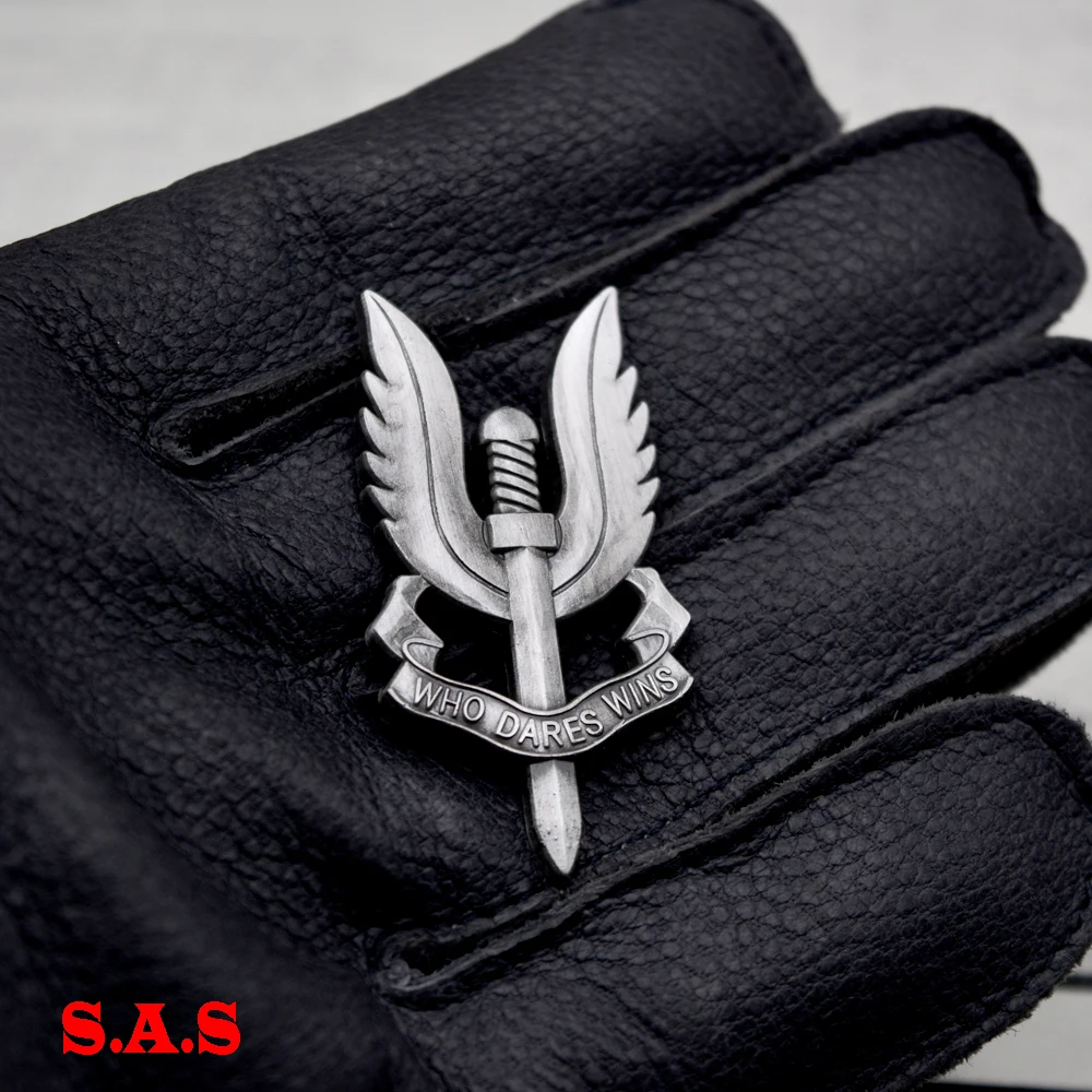 Beste SAS Badge Metalen Verenigde Koninkrijk Pin Medaille Special Forces BRITSE Militaire Badges SAS Broche