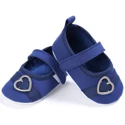 Telotuny для новорожденных мальчиков и девочек Дизайн с сердечком HASP обувь малыша мягкая подошва кроссовки удобные парусиновые кроватки обувь