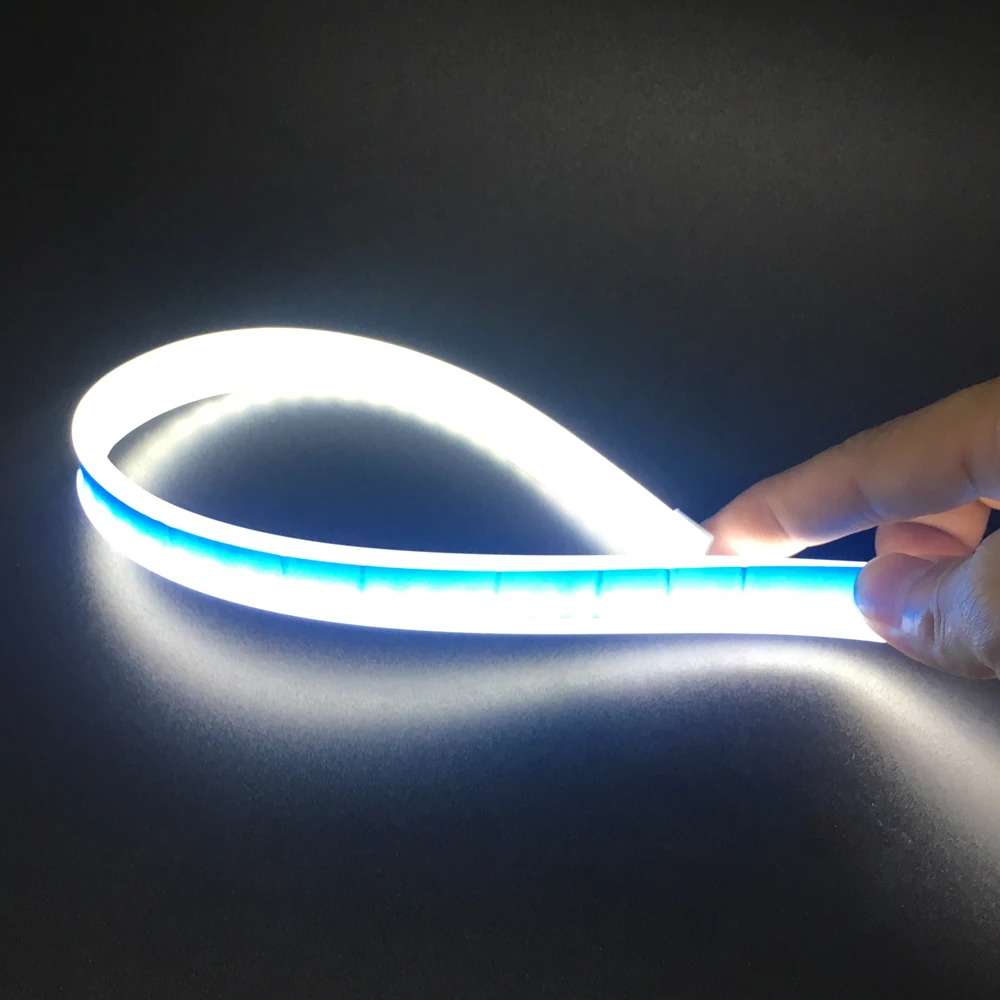 2pc 60cm LED DRL Strip Flexible LED Headlight Strip For Ford Slim Turn