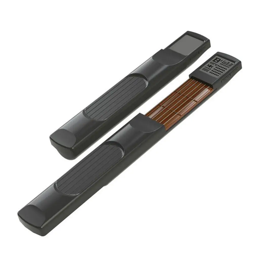 

Pocket Guitar Chord Beginner Practice Tool 6 Strings Guitarra Gadgets Aerial Finger Exerciser Train Practice Tools with Battery