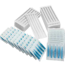 Газ окись этилена стерилизовать иглы татуировки с наконечниками татуировки Одноразовые гигиенические профессиональные смешанные машинки для татуировок иглы набор татуировки