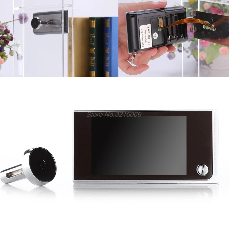 

Multifunction Home Security 3.5inch LCD Color Digital TFT Memory Door Peephole Viewer Doorbell Security Camera Brand New