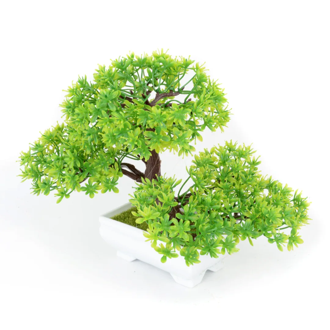 Buy Mayitr Artificial Bonsai Plants Square Pot Bonsai