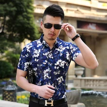 Kuyomens мужские рубашки с коротким рукавом бренд мужской рубашки мужской отложным воротником slim fit camisa masculina бренд сорочка homme