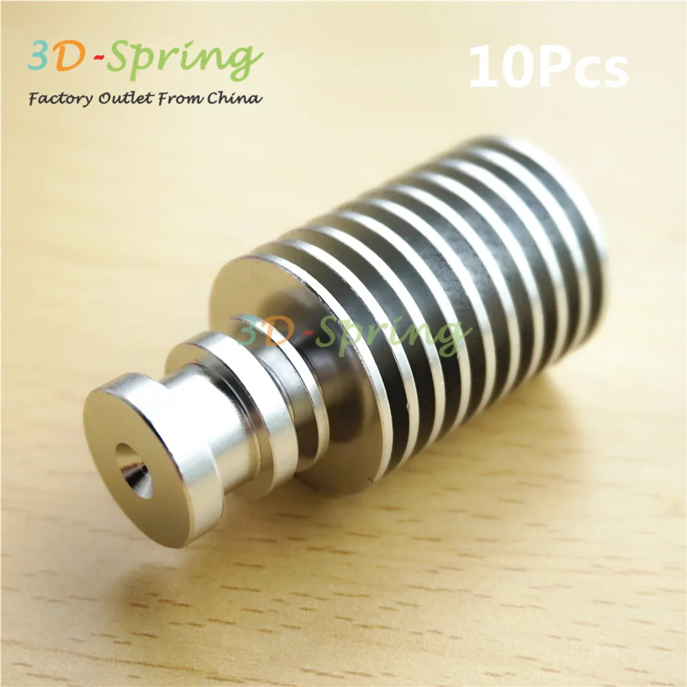 

10Pcs 3D Printer V5 Short Range Extruder Radiator All-Metal Short Distance Heat Sink 1.75mm 3mm Close Pipe Feeding