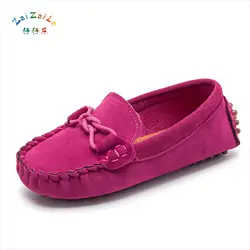2018 Весенняя Новинка детская обувь для мальчиков мягкое дно bean обувь для девочек модная обувь мягкая удобная детская обувь