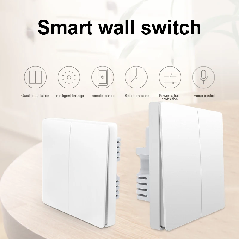 

Smart Light Switch Wall Switch Light Control Anywhere No Hub Required for ZigBee Device SKD88