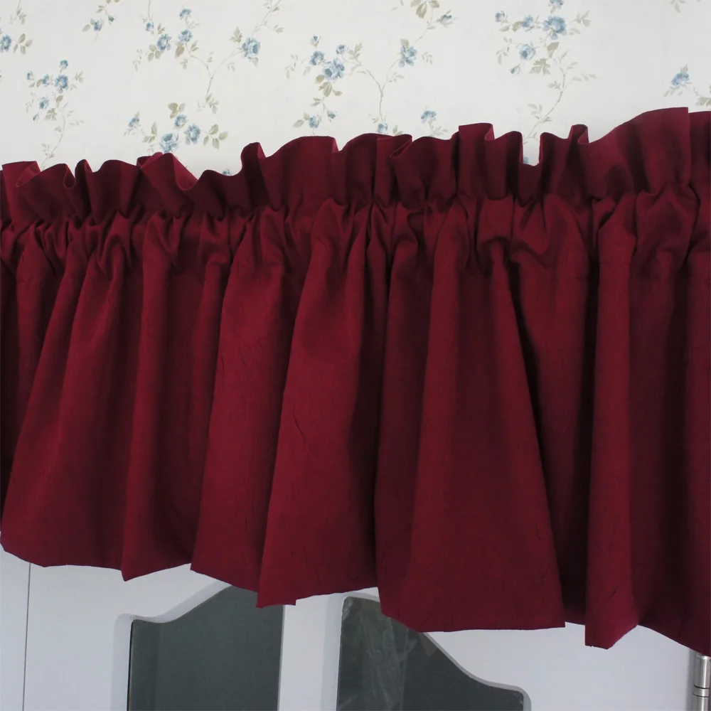 New arrival original packing double layer rod head curtain cloth semi
