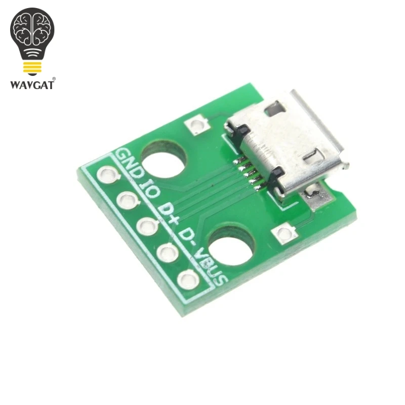 10 шт. адаптер MICRO USB Для DIP адаптера 5 контактный женский разъем Фотографическая