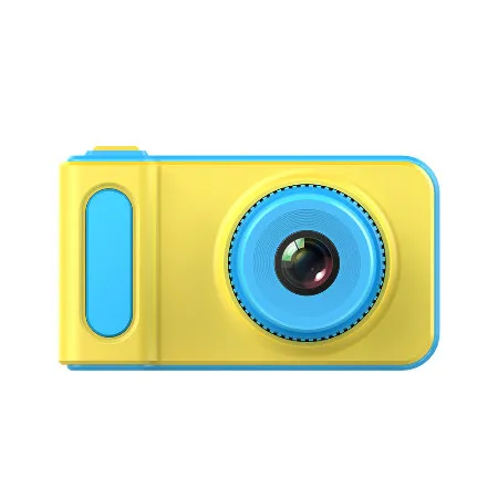 Малыш игрушечная камера обучающая мини цифровая фотокамера водостойкая фотография подарок на день рождения крутая детская камера для детей - Цвет: Yellow blue