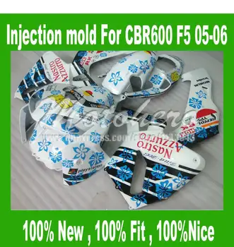

Fairing Kit for Honda CBR 600 RR CBR600RR F5 05 06 Bluue White 2005 2006 ABS Injection molding bodykits motorcycle W215f