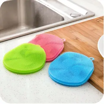 

Multi-fonction Magic Silicone Dish Bowl Cleaning Brushes Scouring Pad Pot Pan Wash Brushes Cleaner Kitchen Accessories SN1244