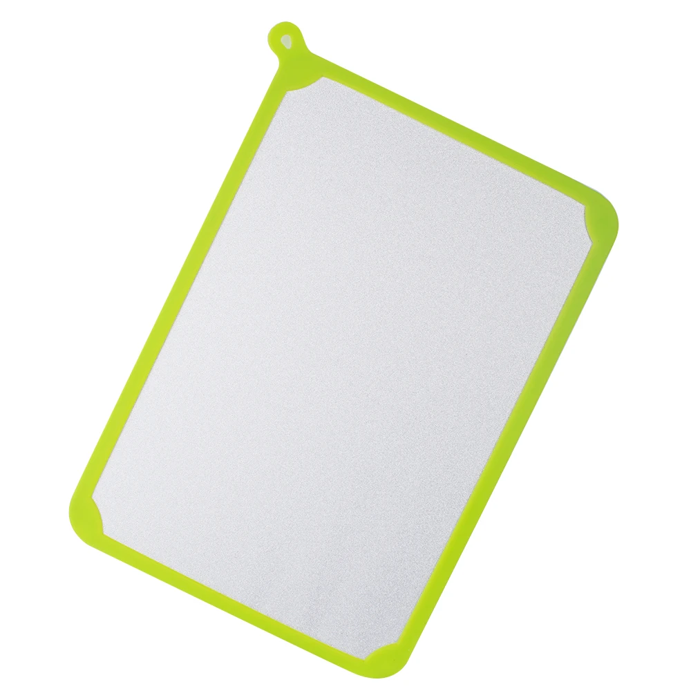Kitchen Green Defrost Tray Thaw Frozen Food Plate Quick Time Safely Defrosting Small Kitchen Tools