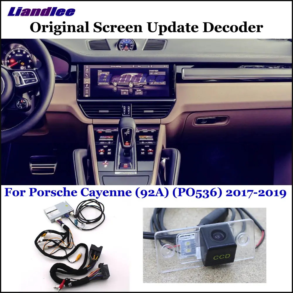 

Porsche Cayenne 9YA 9YB 2017-2022 2023 Car Original Display Update System Rear Reverse Parking Camera Decoder HD CAM